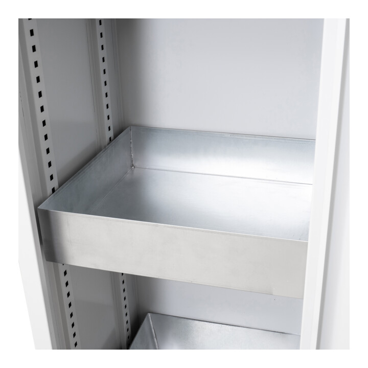 STIER Umweltschrank mit 4 verzinkten Wannenböden