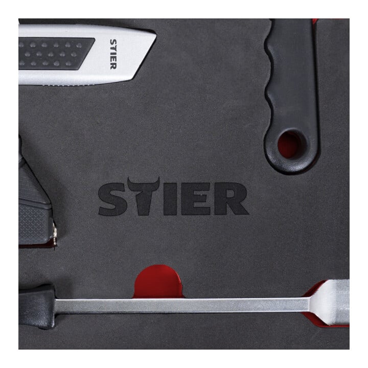 STIER Universal-Werkzeugsatz 18-teilig in Weichschaumeinlage (EVA)