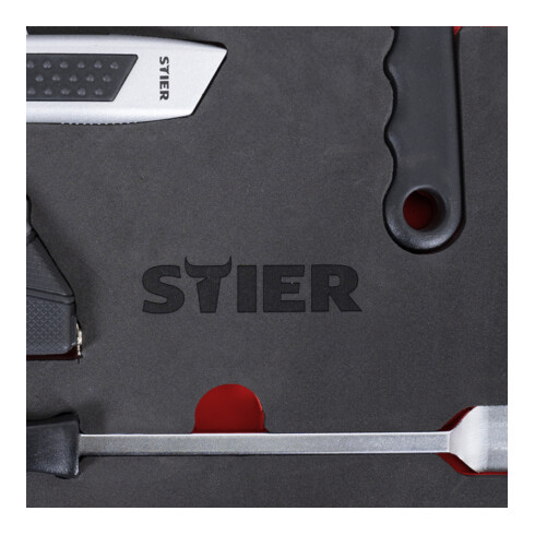 STIER Universal-Werkzeugsatz 18-teilig in Weichschaumeinlage (EVA)