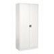 STIER Universalschrank 1800 x 800 x 380 mm signalweiß verschweißt mit 4 Fachböden