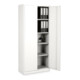 STIER Universalschrank 1800 x 800 x 380 mm signalweiß verschweißt mit 4 Fachböden