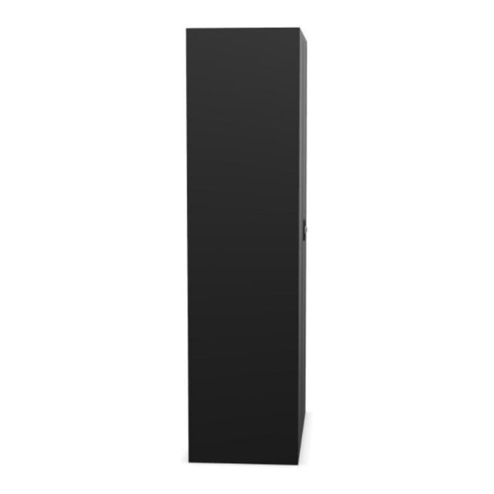 STIER Universalschrank 18000 x 800 x 380 mm Tiefschwarz verschweißt mit 4 Fachböden