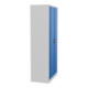 STIER Universalschrank 1950 x 1200 x 420 mm mit 4 Fachböden lichtgrau enzianblau verschweißt