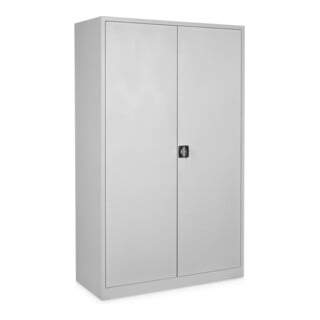 STIER Universalschrank Basic 120 x 50 cm 4 Fachböden Hellgrau