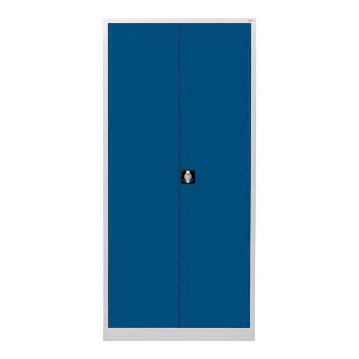 STIER Universalschrank mit 4 Fachböden 1800x800x380mm enzianblau verschweißt