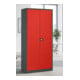 STIER Universalschrank mit 4 Fachböden 1950 x 920 x 420 mm, Anthrazitgrau,Rot