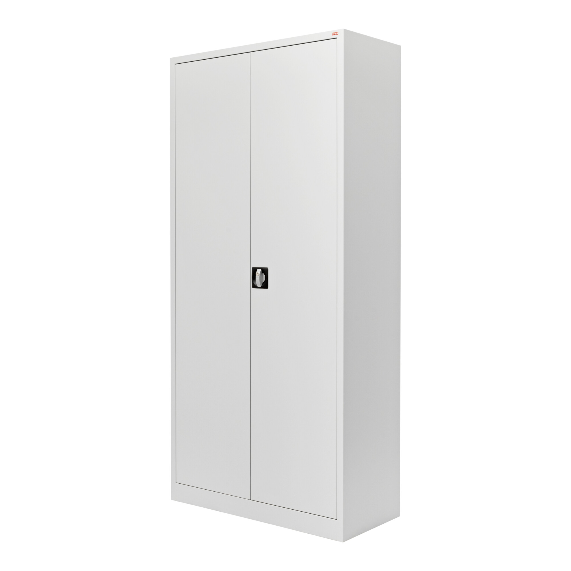 STIER Universalschrank mit 4 Fachböden, 1950 x 920 x 420 mm, lichtgrau, verschweißt
