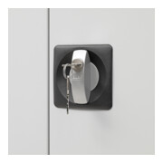 STIER Universalschrank mit 4 Fachböden, 1950 x 920 x 420 mm, lichtgrau, verschweißt-5