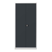 STIER Universalschrank mit 4 Fachböden 1950x920x420mm anthrazitgrau verschweißt-2