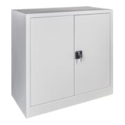 STIER Universalschrank Premium mit 2 verz. Einlegeböden 1000x1000x500mm lichtgrau