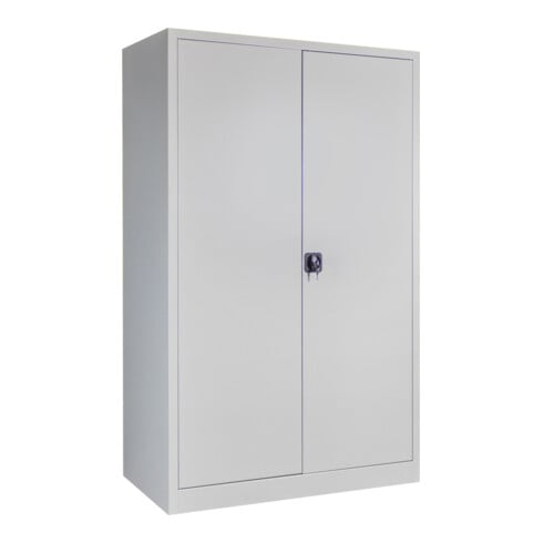 STIER Universalschrank Premium mit 4 verz. Einlegeböden 1950x1200x600mm lichtgrau
