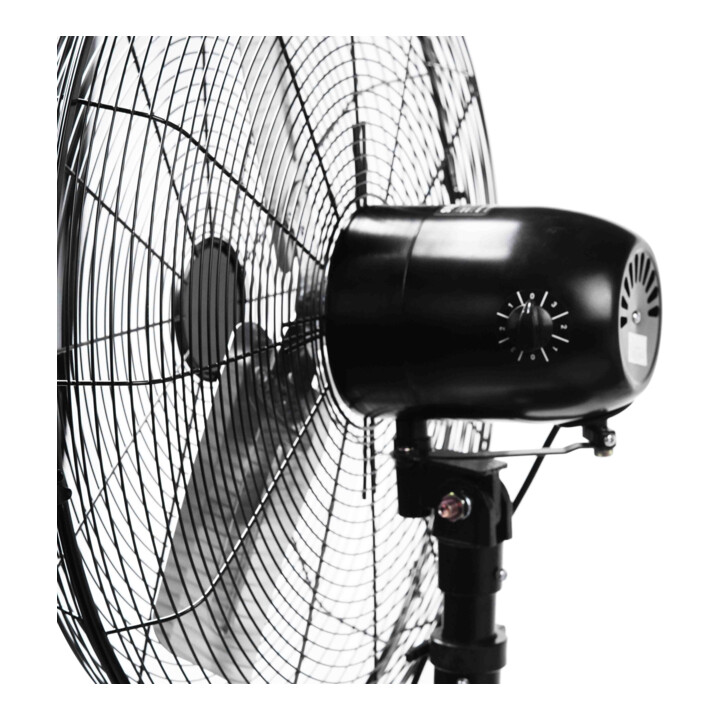 STIER Ventilateur sur pied en métal Premium avec oscillation à 90°, 260 W