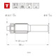 STIER Verzinkfrees D12,7 x L13 x S8 mm HM (HW)