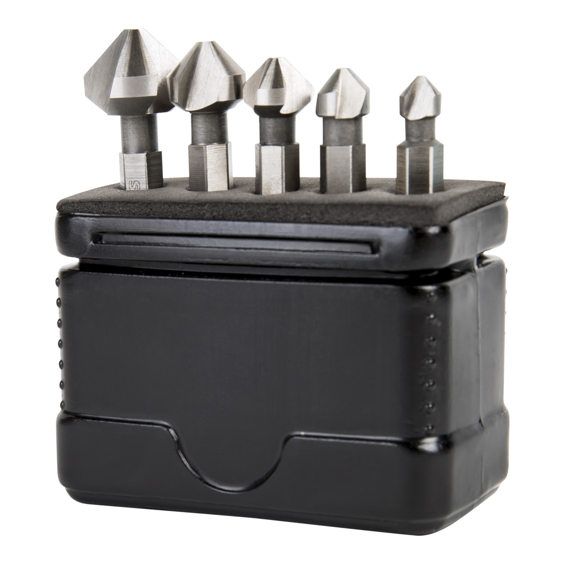 STIER verzinkfrees set 5-delig, bit-schacht 1/4"