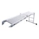 STIER Vielzweckleiter 4x3 Sprossen + Plattform 150 kg 12 Stufen DIN EN 131