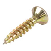 STIER Vite per pannello truciolare con testa svasata 4x25 acciaio zincato galvanicamente giallo TX 20-3