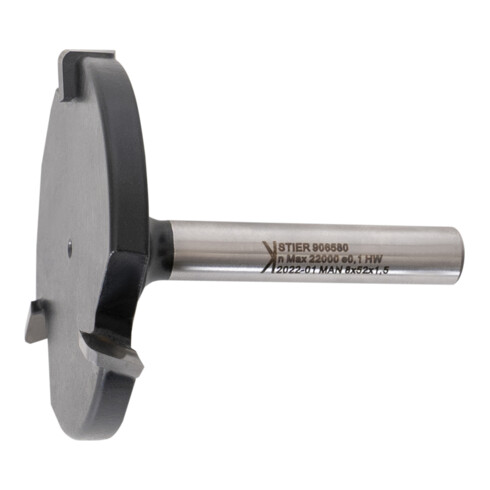 STIER vlakfrees HW 8 mm diameter 52 mm NL 8 mm R1,5