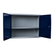 STIER wandkast, veilige & ruimtebesparende opslag, blauw-3
