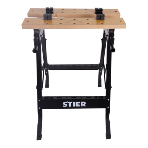 STIER Werk- und Spanntisch, klappbar, 150 kg