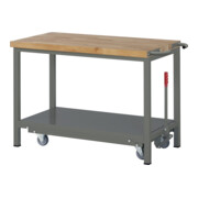 STIER werkbank Premium met neerlaatbaar onderstel BxDxH 1250x700x880 mm-1