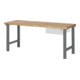 Set STIER Werkbank Premium mit 1 Schublade BxTxH 2000x700x840mm +...