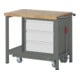 Set STIER Werkbank Premium mit abs. Fahrgestell und 3 Schubladen BxTxH...