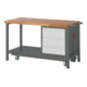 Set STIER Werkbank Premium mit abs. Fahrgestell und 3 Schubladen BxTxH...