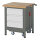 Set STIER Werkbank Premium mit abs. Fahrgestell und 3 Schubladen BxTxH...