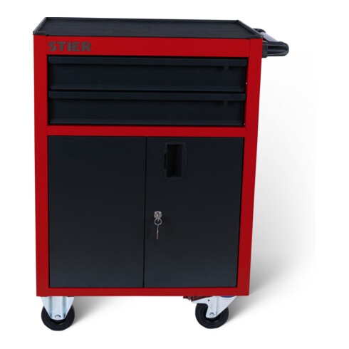 STIER werkplaatswagen Basic Compact, leeg, met kunststof werkblad