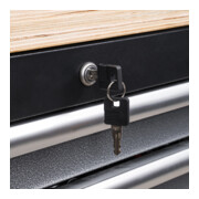 STIER Werkstatteinrichtung Basic 6-teilig mit Lochwand und Multiplex-Arbeitsplatte BxTxH 4235x460x2000mm-4