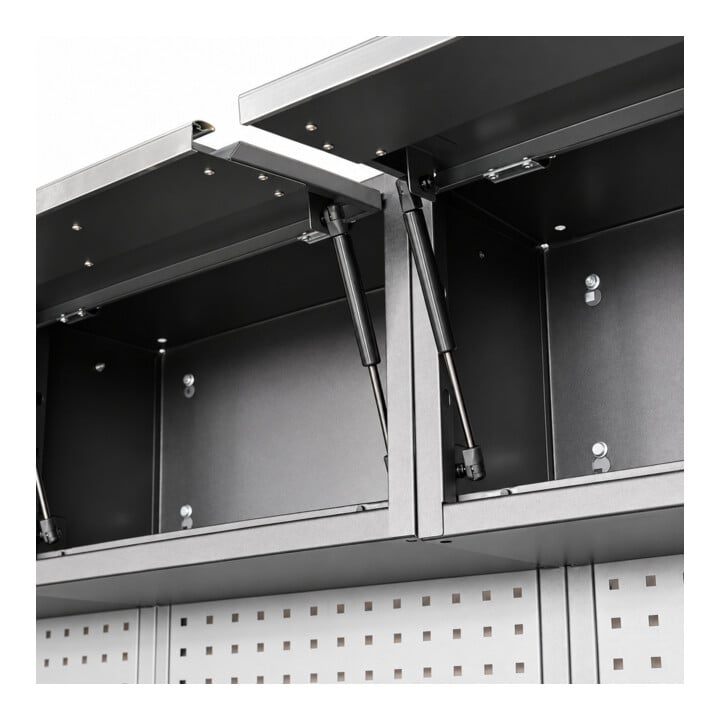 STIER Werkstatteinrichtung Basic 6-teilig mit Lochwand und Multiplex-Arbeitsplatte BxTxH 4235x460x2000mm