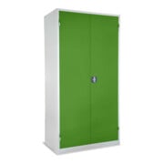 STIER Werkstattschrank 1940 x 1000 x 600 mm Hellgrau Grün-3