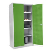 STIER Werkstattschrank 1940 x 1000 x 600 mm Hellgrau Grün-4