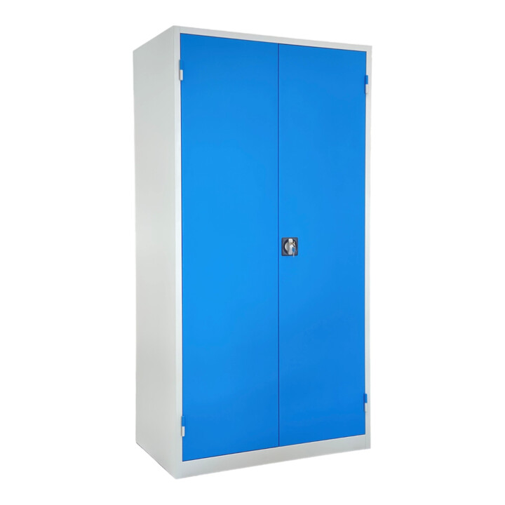 STIER Werkstattschrank 1940 x 1000 x 600 mm Hellgrau Lichtblau