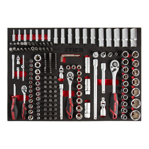 STIER Werkstattwagen bestückt 241-teilig