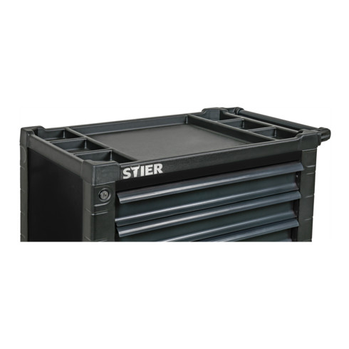 STIER Werkstattwagen mit Schutzvorrichtung und Seitentür