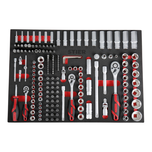 STIER Werkstattwagen Premium bestückt 223-teilig