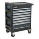 STIER Werkstattwagen Premium, Kunststoffablage, Soft-Close, 7 Schubl, 500 x 700 x 990