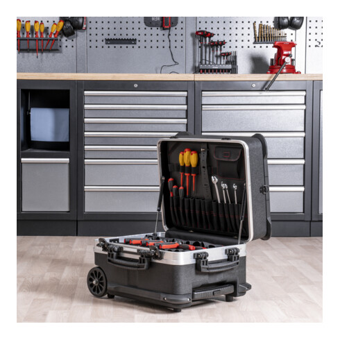 STIER Werkzeugtrolley Premium mit TSA-Schlössern, leer