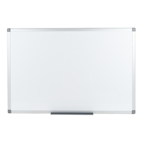 STIER whiteboard, magnetisch met aluminium frame, 1800 x 1200 mm