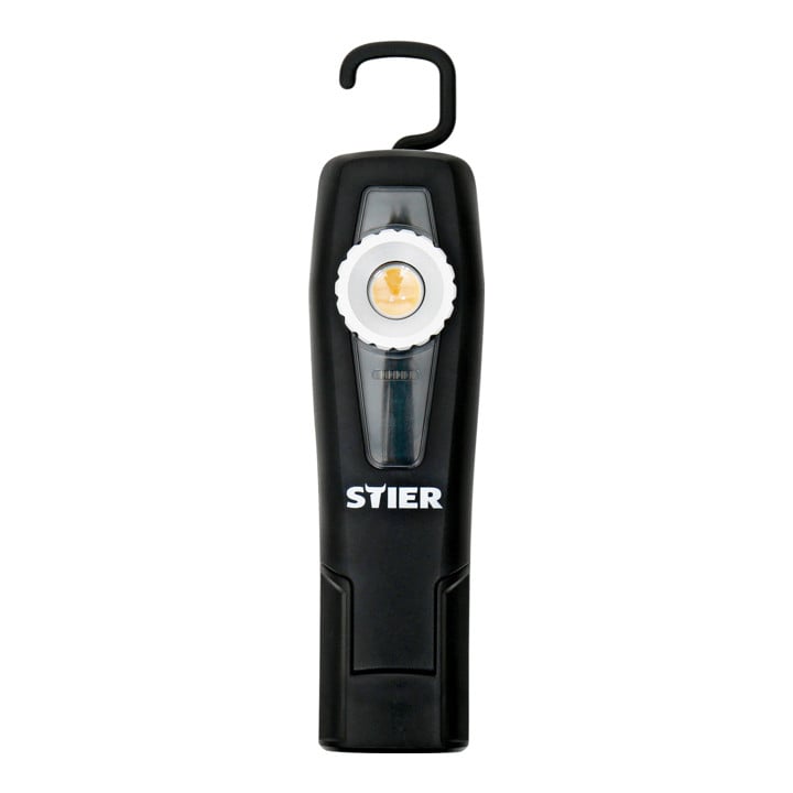 STIER Wireless Akku-LED-Werkstattleuchte, 350 Lumen, mit Ladestation