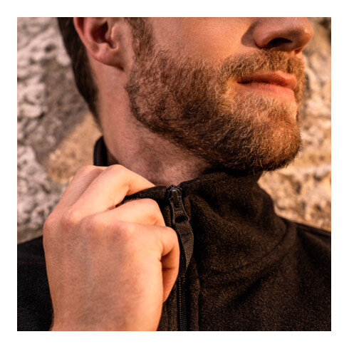 STIER Zip Fleece L Black