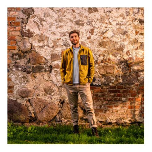 STIER Zip Fleece M Golden Brown