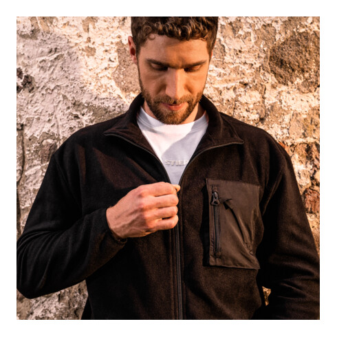 STIER Zip Fleece XL Black