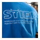 STIER zwaar T-shirt logo-opschrift biologisch katoen -5