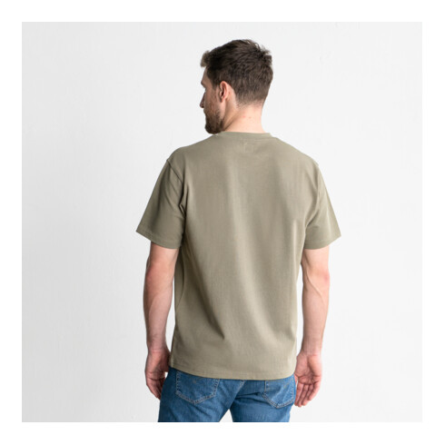 STIER zwaar T-shirt zak biologisch katoen