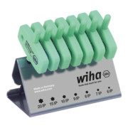 Stiftschlüssel mit Schlüsselgriff Set TX PLUS® 7-tlg. schwarzoxidiert im Werkbankständer (26261)