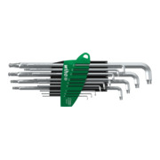 Stiftschlüssel Set im ProStar Halter Stubby TORX®-Kugelkopf 13-tlg. Titansilber (40979)