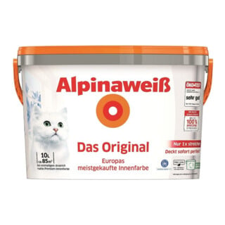Stiga Dispersionsfarbe Alpinaweiß 10L Das Original