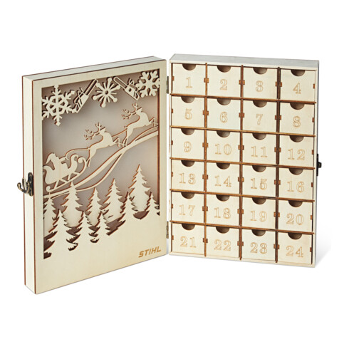 STIHL Adventskalender WOOD zum Selbstbefüllen – ohne Inhalt